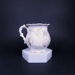 Vintage Bridal Shape Gold Floral Mug by Homer Laughlin